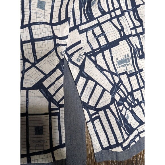 Banana Republic Sz 10 Women Blazer Blue Italian Fabric Career Casual Jacket 113 - Picture 6 of 8